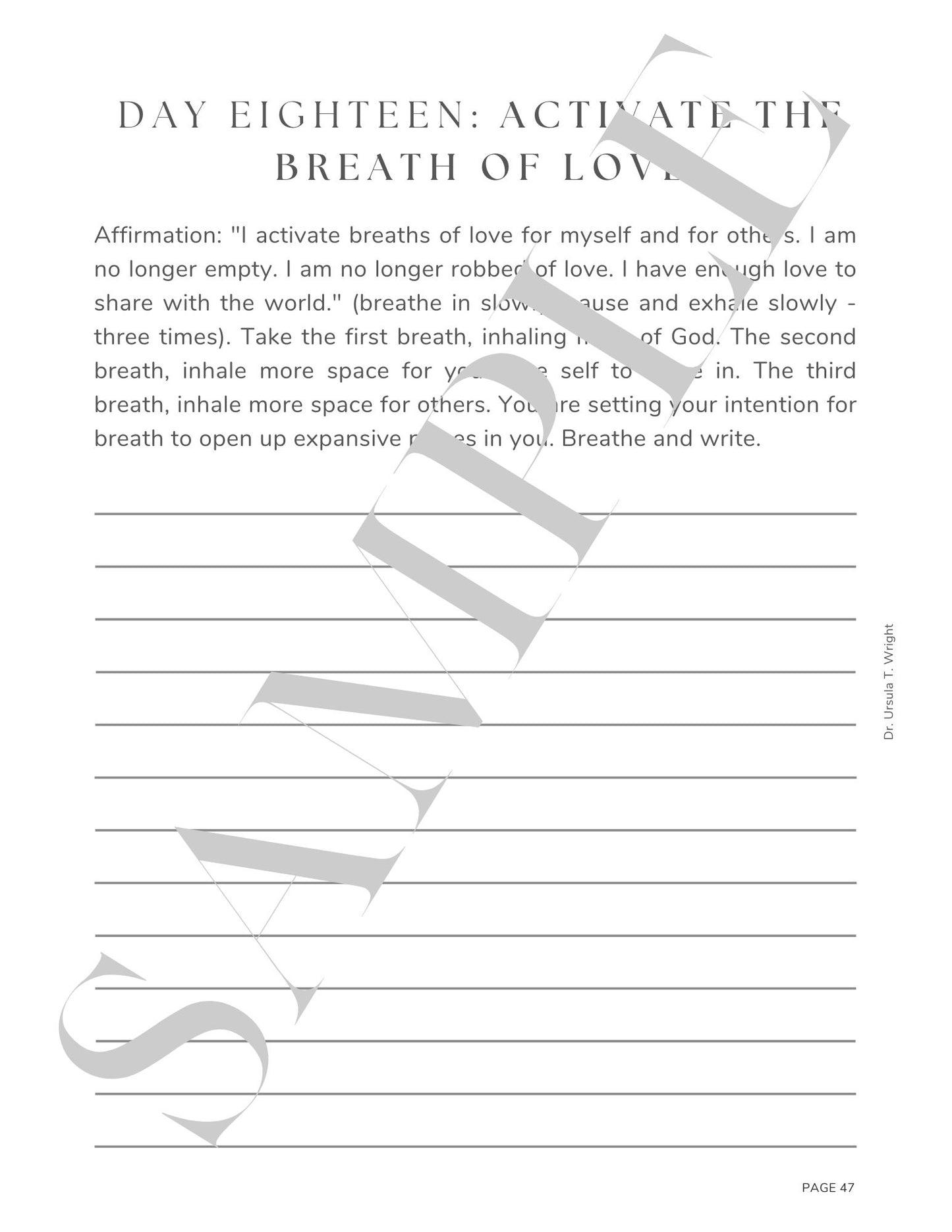 21-Day Oxygen Reset Journal (Downloadable PDF)